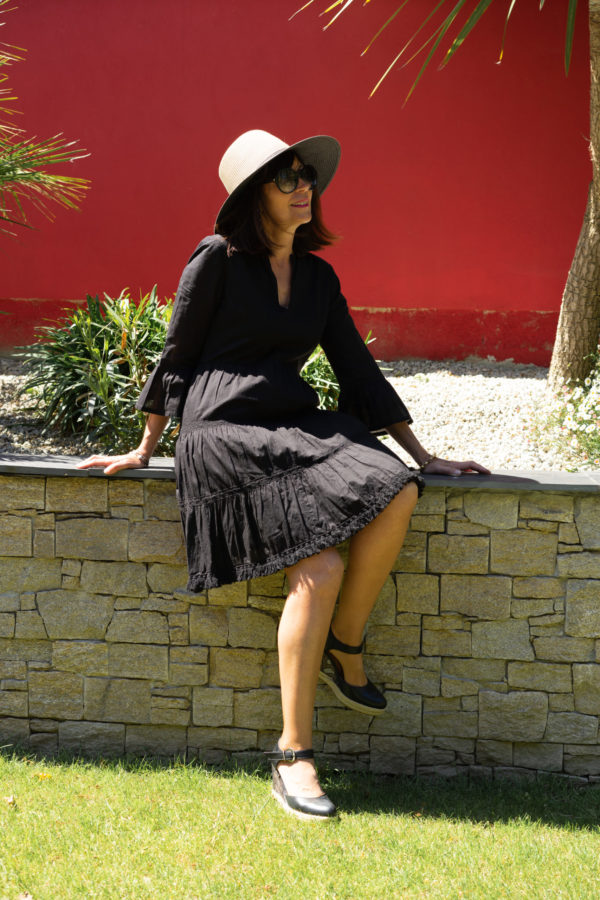 La vie en rose Dinard - Gaudi - Robe Noir Hippie Chic